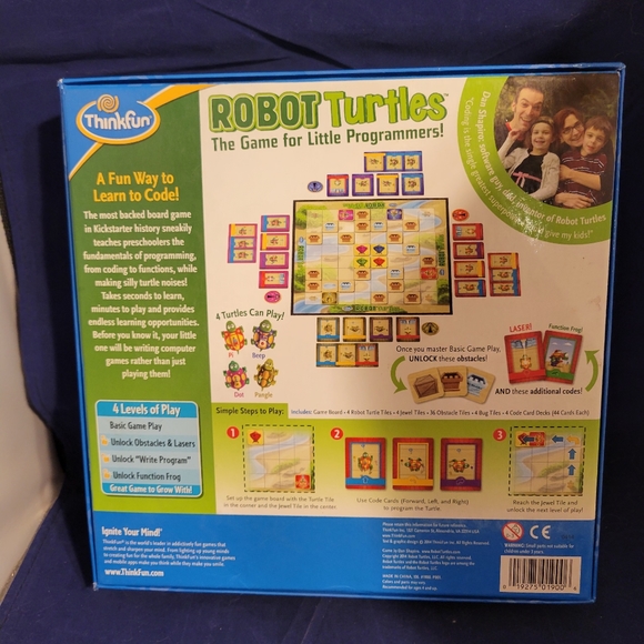 Think Fun Robot Turtles STEM Toy and Coding Board Game. Used Good Condition - Picture 3 of 7